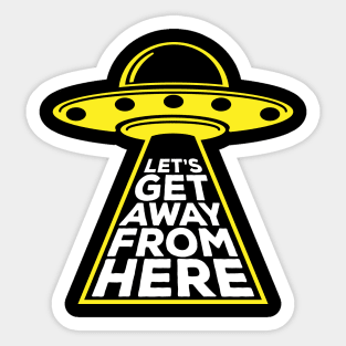 UFO Sticker